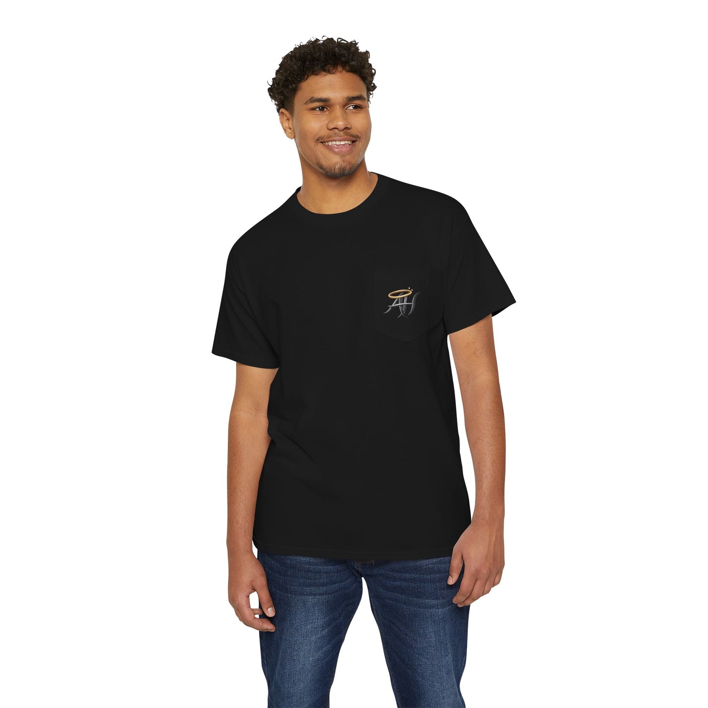 Ash & Halo Pocket Tee